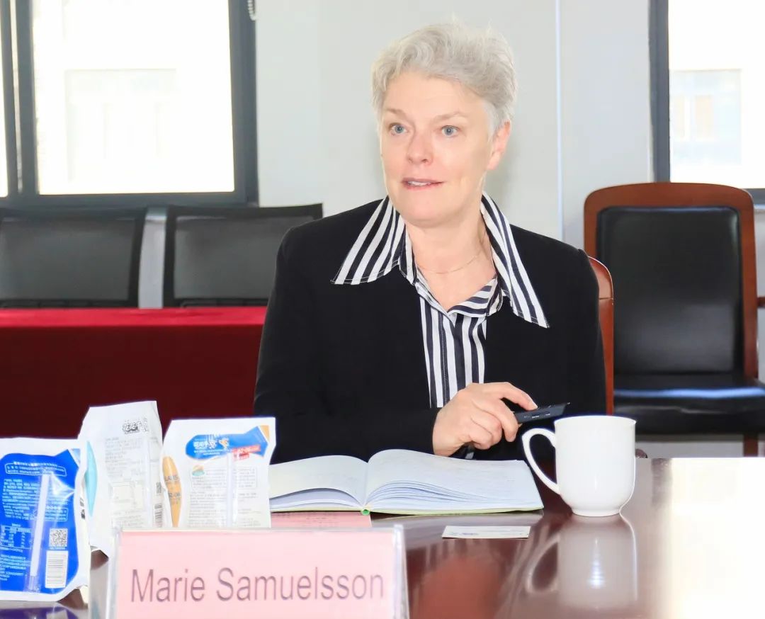 深化合作交流 互信共赢发展丨瑞典爱克林公司首席执行官 Ms.Marie Samuelsson 一行莅临OD（中国）一站式服务平台乳业集团参观座谈