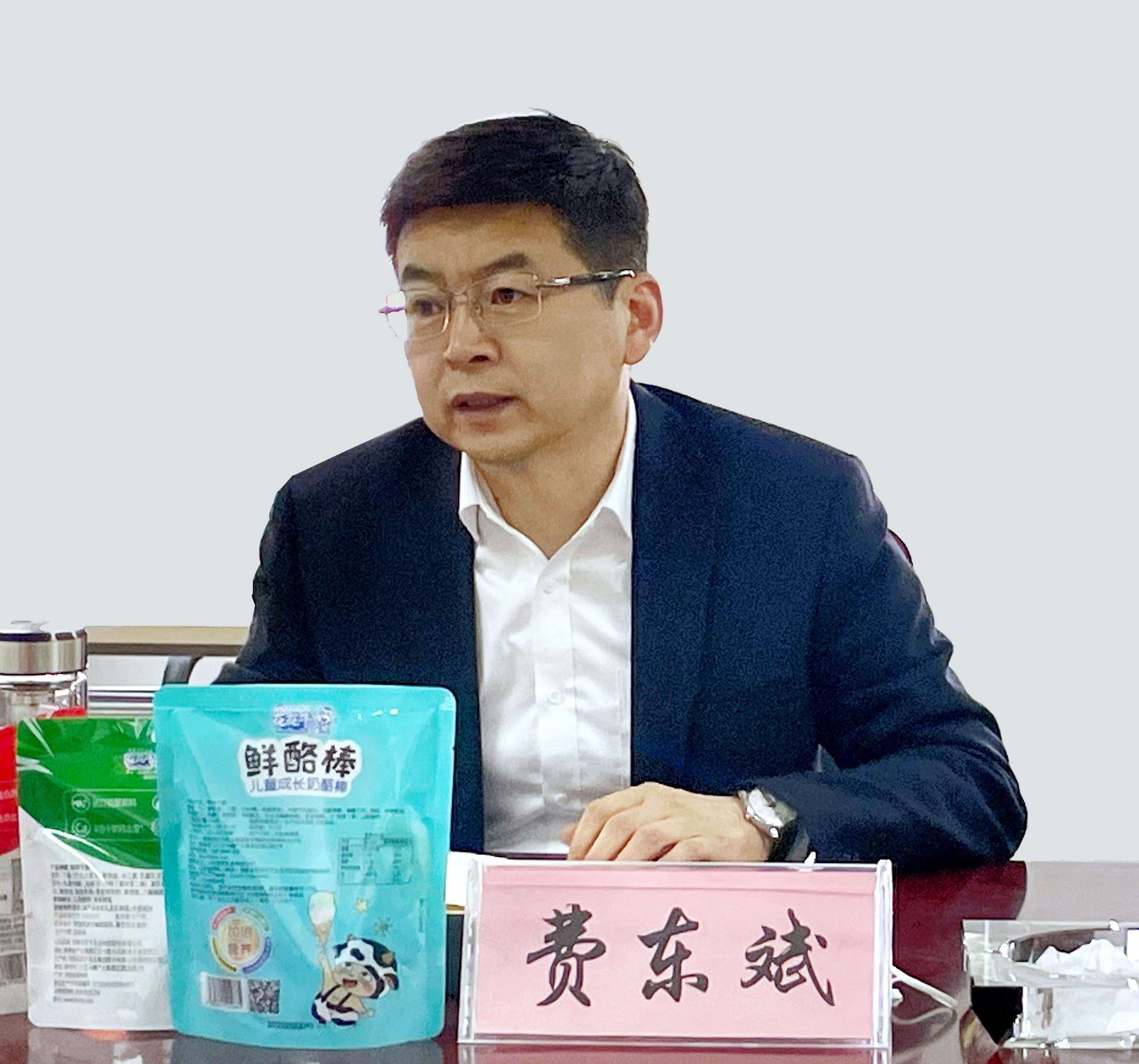 河南省委常委、副省长费东斌莅临 OD（中国）一站式服务平台乳业集团调研