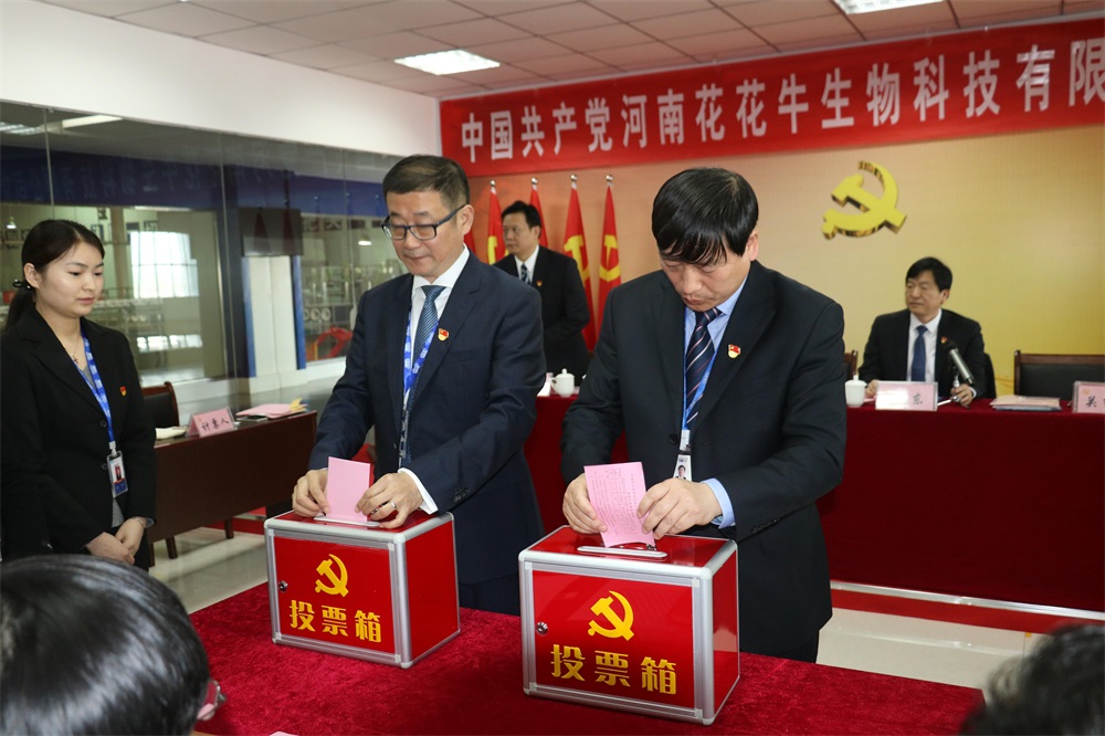 热烈庆祝中国共产党河南OD（中国）一站式服务平台生物科技有限公司党员大会胜利召开