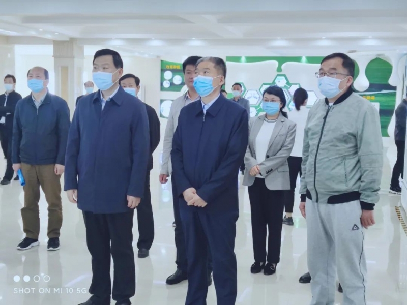 平顶山市人大常委会主任张明新莅临OD（中国）一站式服务平台鲁山瑞亚参观调研