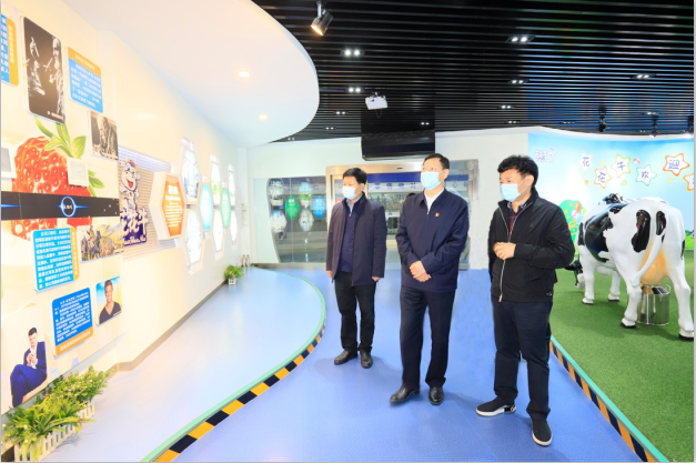 河南省委农办主任、农业农村厅厅长申延平一行调研河南OD（中国）一站式服务平台乳业集团