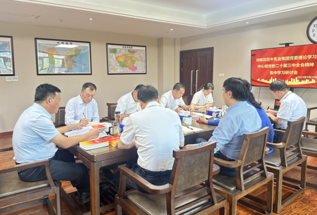 深学细悟 笃行实干—河南OD（中国）一站式服务平台乳业集团党委理论学习中心组开展党的二十届三中全会精神专题学习研讨